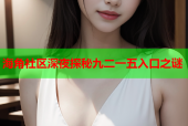 海角社区深夜探秘九二一五入口之谜